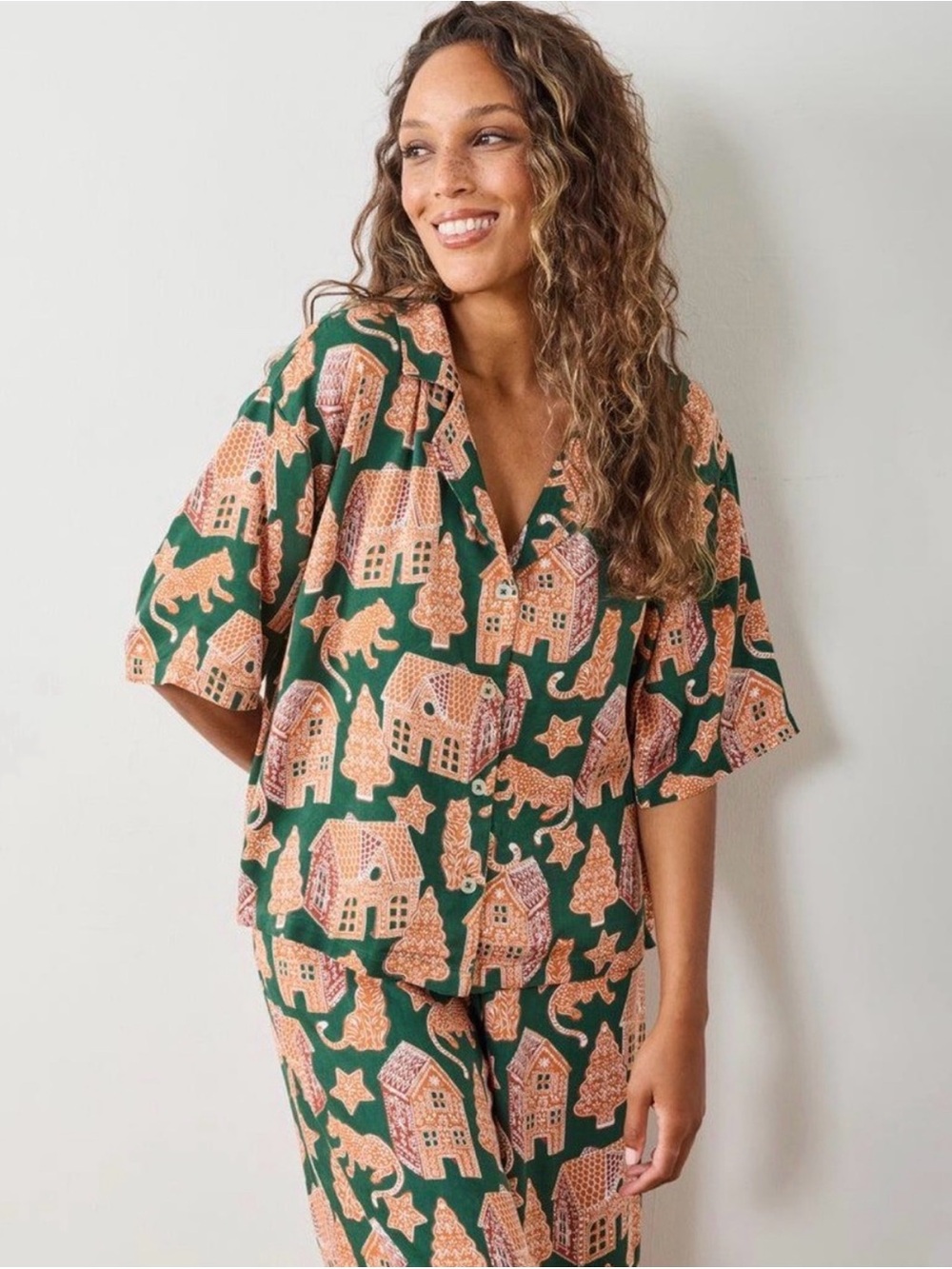 Printfresh Gingerbread Party
Eco Satin Wildest Dreams
Pajama Set Hunter Green XL